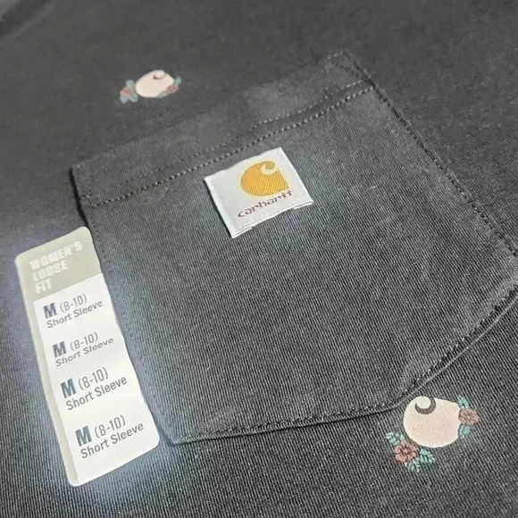 Carhartt Tops - Carhartt womens all over print boxy t shirt size medium